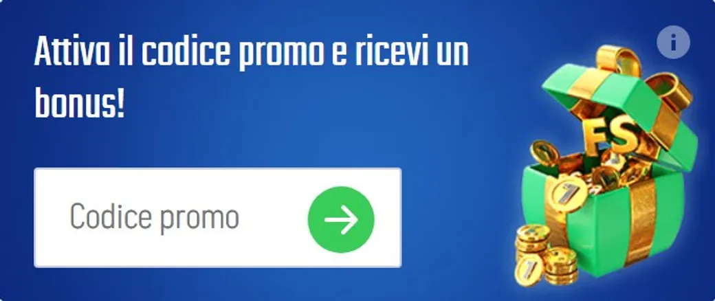 11 attiva il codice promo e ricevi un bonus